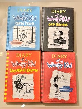 Diary of a Wimpy Kid Book Set of 4